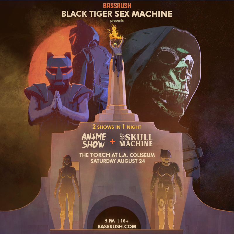 Bassrush Presents BTSM Anime Show + Skull Machine